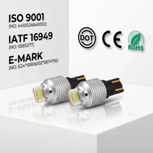 T15 9W 6500K White Canbus Error Free Reverse LED Bulb 3000LM IP67 Waterproof Aviation Aluminum Automotive Lamp