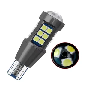 T15 W16W 5W LED Bulb 3030 27SMD Reverse Light with Lens CANBUS Error Free for Car Backup Brake Turn Signal