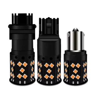 T20 1156 T20 7440 W21W Car Lights Canbus Turn Signal Bulb 24V Super Bright LED Reverse Brake Lights