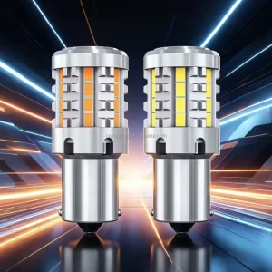 T20 16W 1600LM Turn Signal BA15S 1156 Reverse Light Bulb 1157 7443 3157 LED Brake Light 1156 7440 3156 LED Car Bulb Canbus
