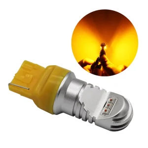 T20 7440 W21W LED Backup Light 12V 30W Canbus Auto LED Reverse Light Yellow Amber Red Blue Green 1156 3156 LED Turn Signal Light