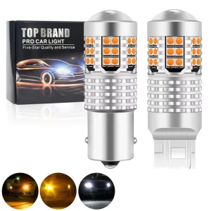 T20 7740 W21W 1156 BA15S P21W BAU15S PY21W LED 3030 39SMD LED Car Turn Signal Reversing DRL Parking Light Bulb