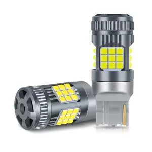 T20 Car LED Bulb 7440 7441 7443 992 36SMD 3030 Fan Cooling Canbus No Error Turn Signal Parking Reversing Light for Truck Offroad