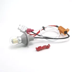 T25 LED Bulb 3157 3156 Switchback 3W Canbus 12-24V White Xenon DRL Amber Corner Signal Anti Flicker for Car Truck