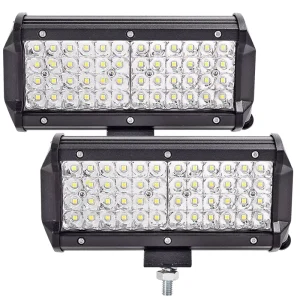 T7 144W 7 Inch LED Light Bars 144W LED Pod Light for Tractors Spot Flood Combo Beam Fog Lamp Off Road
