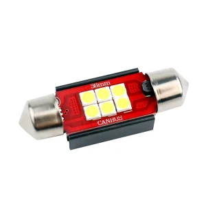 T8 Canbus LED Bulbs 31/36/39/41MM Festoon 3030 6SMD 3W 9V-50V Car License Plate Bulbs for Auto LED Dome Reading Lights