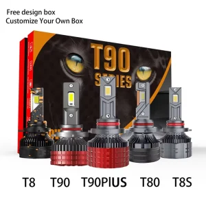 T8 T8s T80 T90 T90 Plus Car Led Headlight H1 H3 H7 H8 H9 H11 880 9005 9006 9012 H4 H13 9004 9007 Led Headlight