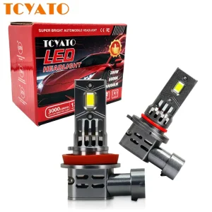 TCYATO LED Bulbs for Cars Automotive LED Headlights 9005 High-brightness Through-hole Front Fog Lights High-power Headlamp Bulbs