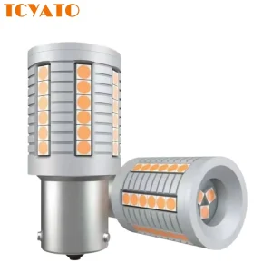 TCYATO Led Bulbs for Cars 45LED Canbus Anti-Flicker Decoder Turn Signal Brake Reverse Light