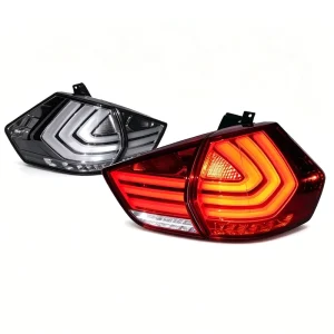 TYPY Car Red LED Taillight New Modified Running Lights Brake Lights Turn Signal 12V 5000 Lumens for Rogue X-trail