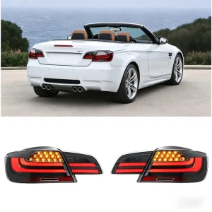 Tail Lamp LED Taillights for BMW 3 Series E93 Convertible Upgraded Retrofit Black RED Lens Brake Turn Signal