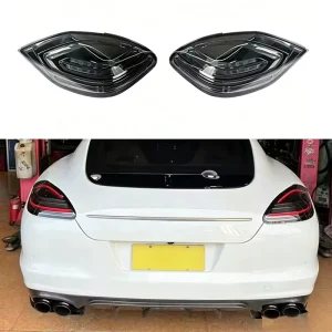 Tail Light Modification Smoked Black LED Brake Turn Signal Reverse Light 12V Voltage for Panamera 970