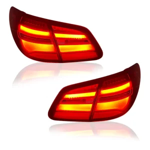 Tail Light Upgrade Taillights for Benz B W246 Old to New Black Red Brake Turn Signal LED Taillight Auto Accessories