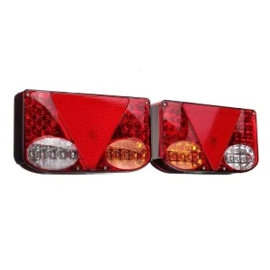 Tail Lights Stop Lights Brake Lights and Turn Signal Lights of Car Trailers and Trucks