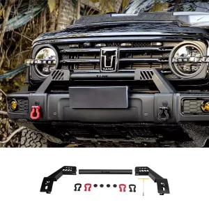 Tank 300 Steel Front Bumper Bull Bar Split Design Off Road Guard with LED Light Mount Bracket Upgrade Kit