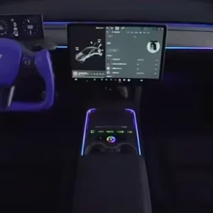 Tesla Model Y/3 Ambient Light 12V Model Laser Engraved Interior Atmosphere Modification Accessories