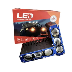 Three LENS Direct LED 85W Work Light Spotlight 12V High Power Grille Bumper Light Car Motorcycle OFF Road 4×4 SUV ATV