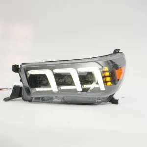 Three Lens Headlight Assembly For Pickup Vehicle Auto Exterior Lighting Parts