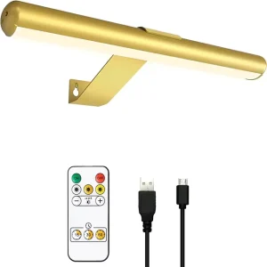 Touch and Remote Control Rechargeable LED Iron Magnetic Wall Light Indoor Wireless Modern Design
