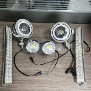 Tourist Sightseeing Car Bus Electric LED Lights Front Lamp Rear Tail Lights Spare Parts for Electric Bus for Hotel Parks