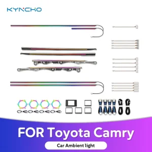 Toyota Camry LED Symphony Warm Car Ambient Light Auto Interior Lighting Upgrade with Color Illumination