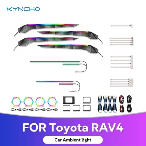 Toyota RAV4 LED Interior Auto Lighting Upgrade Magic Color Symphony with Colorful Car Ambient Light Illumination LED