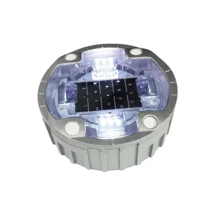 Traffic Lights Led Cat Eyes Flashing Aluminum Driveway Pavement Marker Ip68 Embedded Underground Solar Road Stud