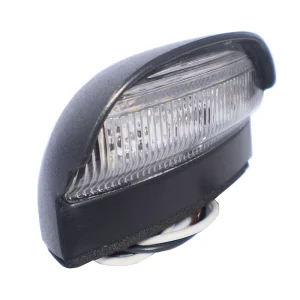 Trailer Truck Lorry Van 10-30V White 4 LED License Plate Lights Car Number Plate Lamp