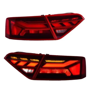 Transparent Lens LED Taillights Suitable for Audi A5 A5 B8 Sportback Modified Car Parts New 12V Taillights