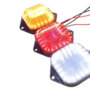 Triangle LED Tail Fog Lamp Side Marker Light Warning Driving Lights for Truck Trailer Car
