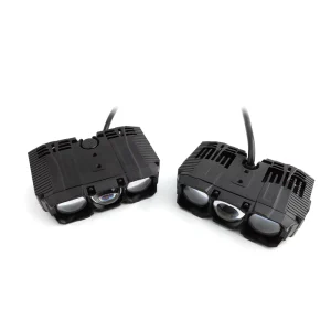 Triple Lens Grille Light Projector Lens 116W High Low Beam 6000K 3000K Truck SUV Off Road Car LED Auxiliary Driving Light