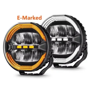 Truck 4WD Pickup Front Bumper Automotive Led Auxiliary Headlamp Offroad LED Spotlight 4×4 7 9 Inch with DRL Chasing