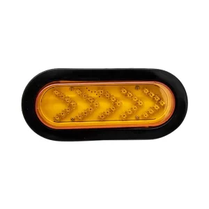 Truck Bus Shaped Arrowhead 35LED 10-30v Red Amber Colour Tail Light with Plug