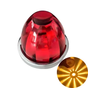 Truck Chassis LED Underglow Kit Waterproof Amber Projection Puddle Lamp Vehicle’s Auto Exterior Ambient Lighting for Trailers