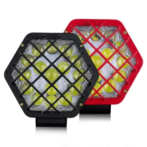 Truck Driving Light 5.5inch 48w square Black Red Color LED Work Lights Roof Lights for Off-road Luz De Trabajo Led 5.5”