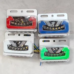 Truck Lorry New Style High Bright 24V External Signal Lamp Waterproof LED Turning Side Marker Light