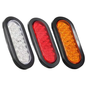 Truck Tail Light 3 Colors Truck LED Tail Light 24V Waterproof Brake Stop Tail Light