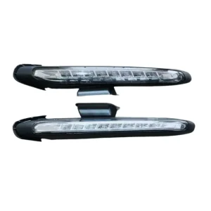 Turbo Style LED DRL Daytime Running Light OE 95863118110 95863118210 For 11-14 Cayenne Front Lamp Replacement Part