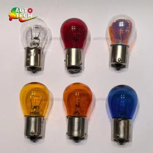 Turn Signal Light S25 P21W 12V E4 Certified Halogen Headlight Bulb Universal Car License Plate Side Marker Lights