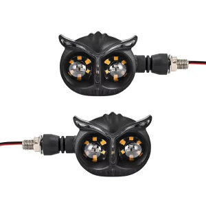 Turn Signal With Scanning Function Equipped with Dual Flash for Motorcycles and Electric Vehicles. LED Stylish Turn Signal
