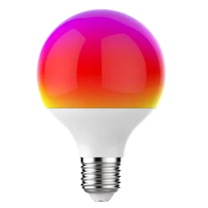 Tuya Smart E27 LED Globe Light Bulb G95 Dimmable RGB LED Bulb Adjustable CCT AC Power for E26 B22 Bases Follow Music Feature