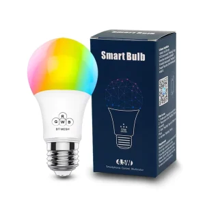 Tuya Smart Life App Controlled RGB LED Bulb E27 E26 Wifi Dimmable Color Changing Lamp for Smart Home