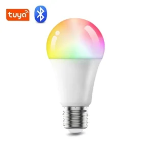Tuya Smart Light Bulb 9W E27 A60 LED Controlled RGBCW Smart Bulb 2700K-6500K Switch Modes AC Powered