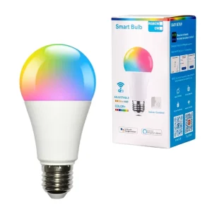 Tuya Smart Lighting Multi Functional 9W E26 E27 RGBCW Dimmable Smart LED Bulb Light for Home Decoration