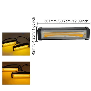 Two Separate Car Work Lights Waterproof Aluminum 6500 Lumens Low Wattage High Power