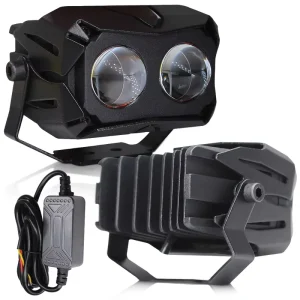 Two-color 3000K&6000K 4800Lumen 12V 30W LED Work Light for Car Retrofit