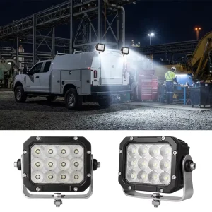 U Bracket Heavy Duty LED Mining Lights 5.5Inch 120W 12000LM Flood Spot Beam IP69 Waterproof 9 32V for Mining Trucks