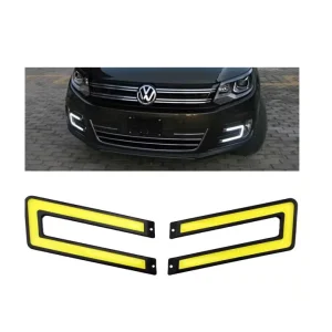 U Shape COB Daytime Running Light Waterproof Car Fog Light LED DRL