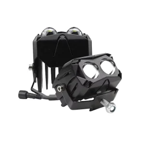 U10 60W Motor LED Halo Spotlight Projector Headlight for Motorcycles High Performance Motorcycle Lighting System