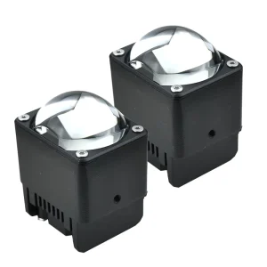 U26 90W LED Spotlight With Cooling Fan Car Fog Lights for Motorcycle Off Road Vehicles Trucks Fog Work Grille Lights